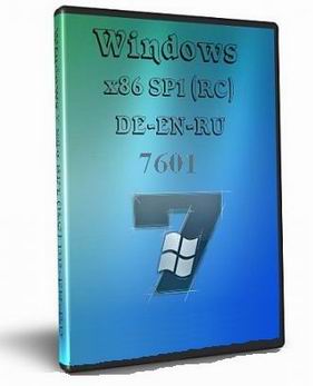 Windows 7 Build 7601 Service Pack 1 (RC) Ultimate русская х86 2010